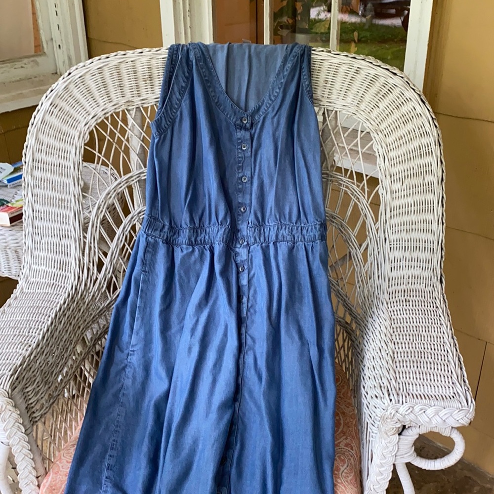J. Jill blue maxi jumper dress. XL